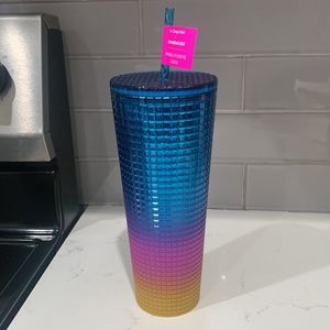 Starbucks Tumbler Tim Singleton Rainbow Grid - 24 oz 2023